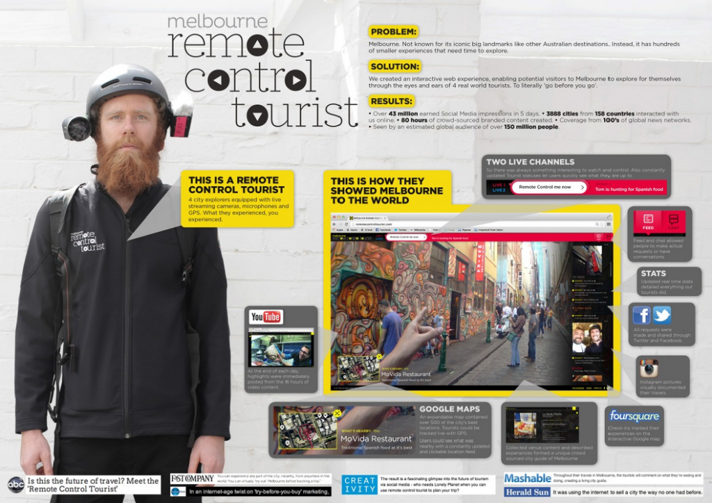 remote control tourist