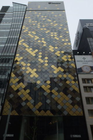Yamaha store in Ginza district